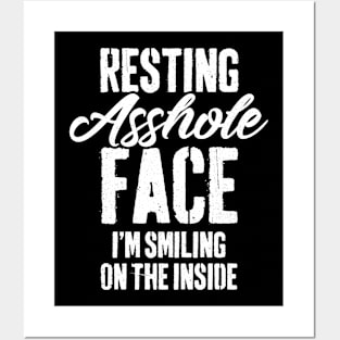 Resting Asshole Face Posters and Art